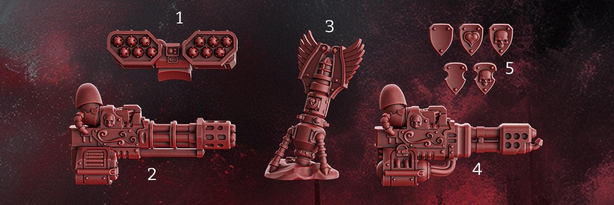 Crimson Wings - 1x Destroyer Heavy Weapons