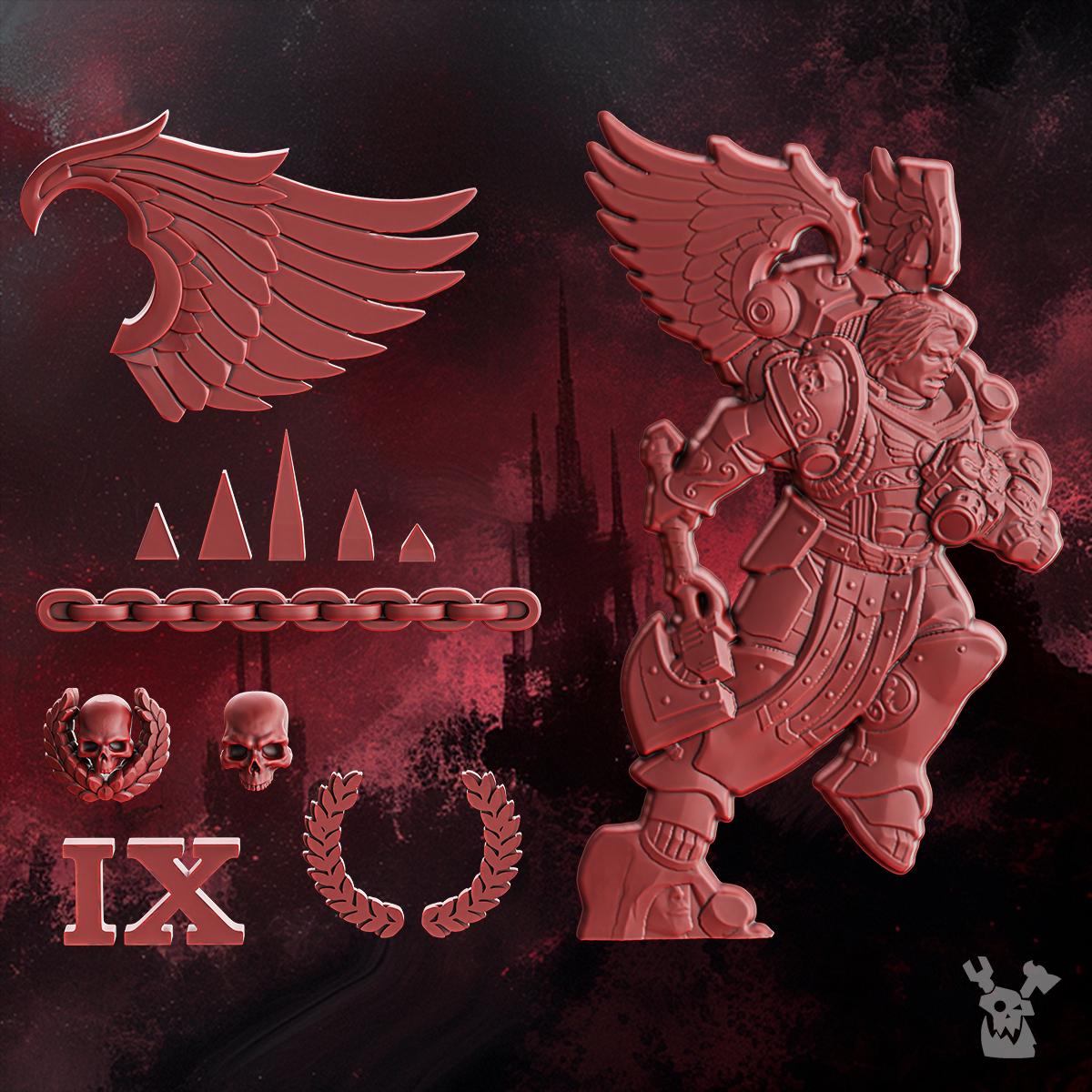 Crimson Wings - Vehicle Decorations