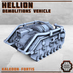 Image of the set of Kaledon Fortis - Hellion Demolitions Vehicle - by Seaside Crow