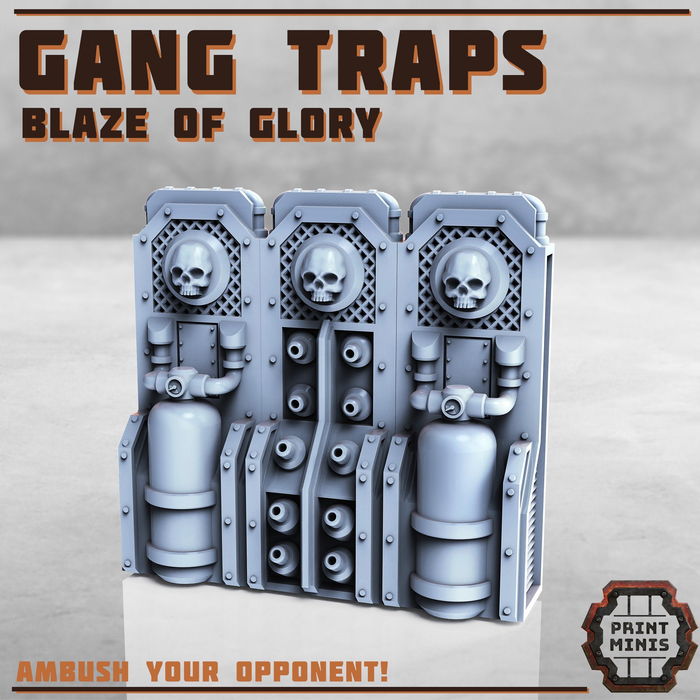 Image of the set of Stack City - Gang Traps - by Seaside Crow