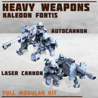Image of the set of Kaledon Fortis - 1x Heavy Weapons Team - by Seaside Crow