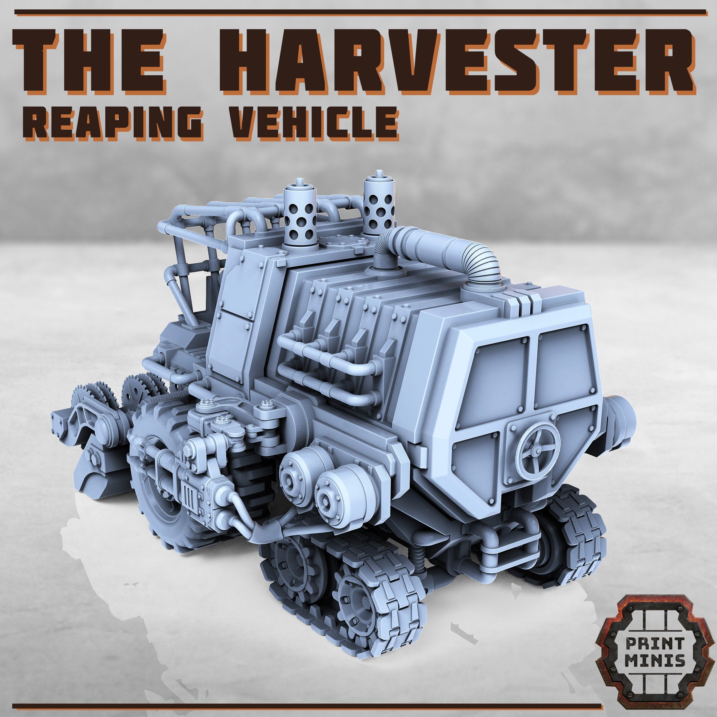 Image of the set of Stack City - Harvester Truck - by Seaside Crow