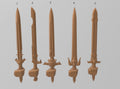 Image of the set of Indivisible Legion - 5x Power Swords - by Seaside Crow