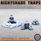 Image of the set of Bitter Nightshades - Gang Traps - by Seaside Crow