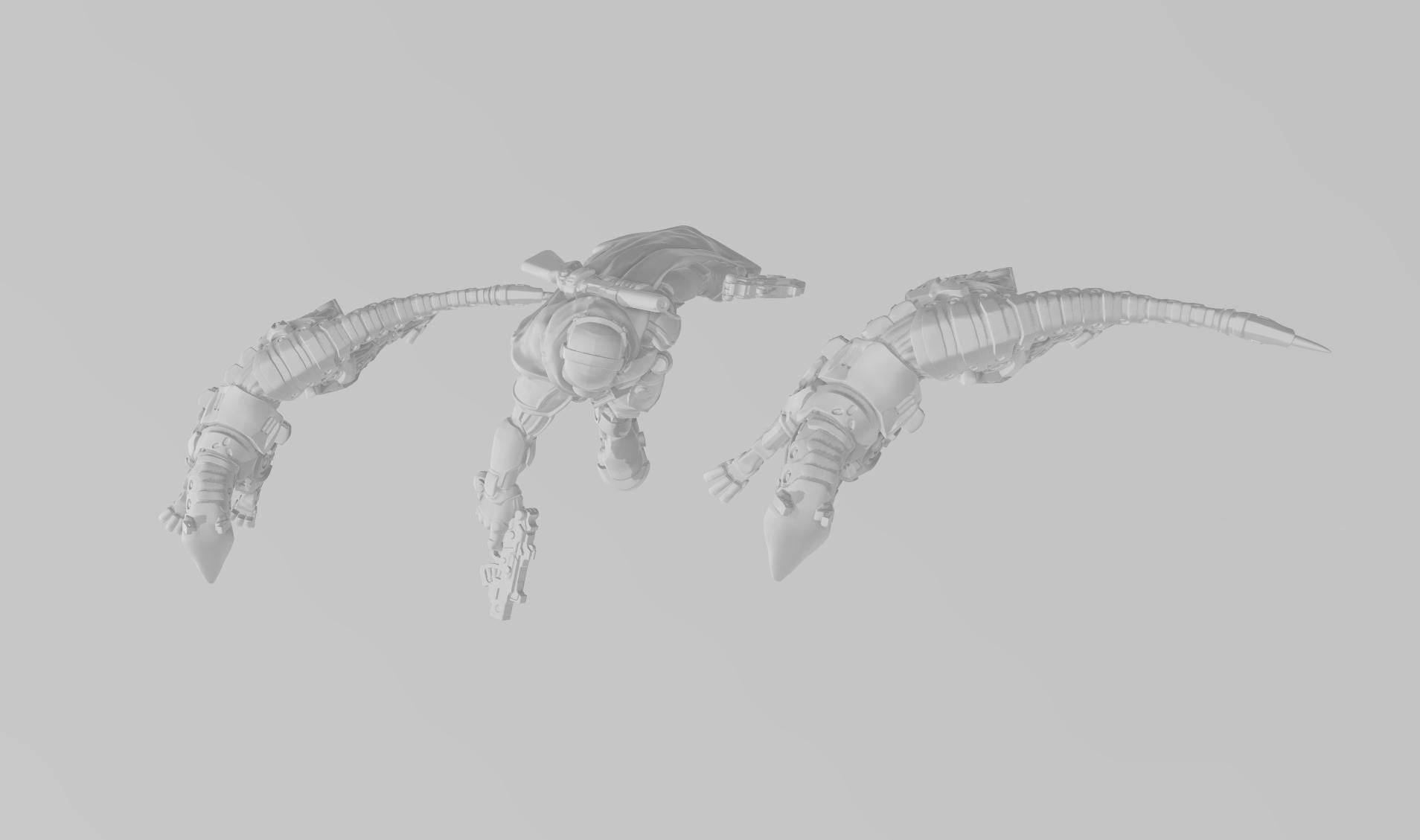 Image of the set of Enforcers - x3 Cyberhounds - by Seaside Crow