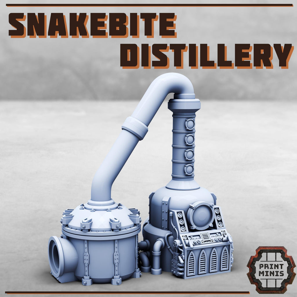 Image of the set of Stack City - Snakebite Destillery - by Seaside Crow
