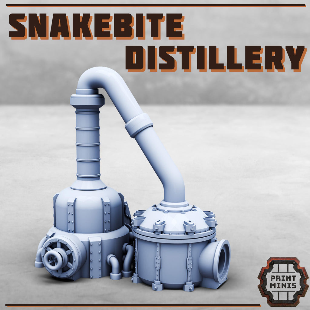 Image of the set of Stack City - Snakebite Destillery - by Seaside Crow