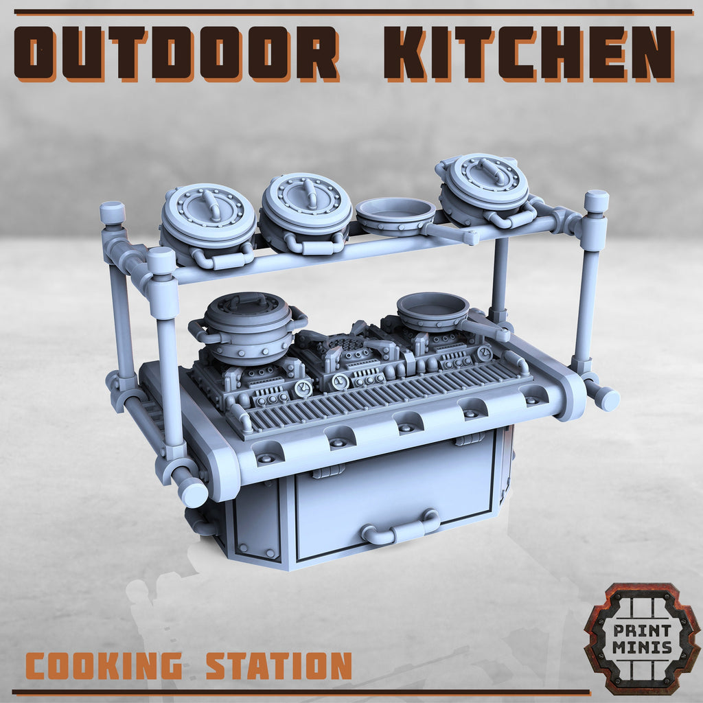 Image of the set of Stack City - Outdoor Kitchen - by Seaside Crow