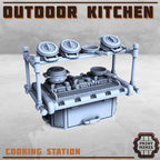 Image of the set of Stack City - Outdoor Kitchen - by Seaside Crow