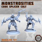 Image of the set of Code Splicer Cult - x10 Monstrosities - by Seaside Crow