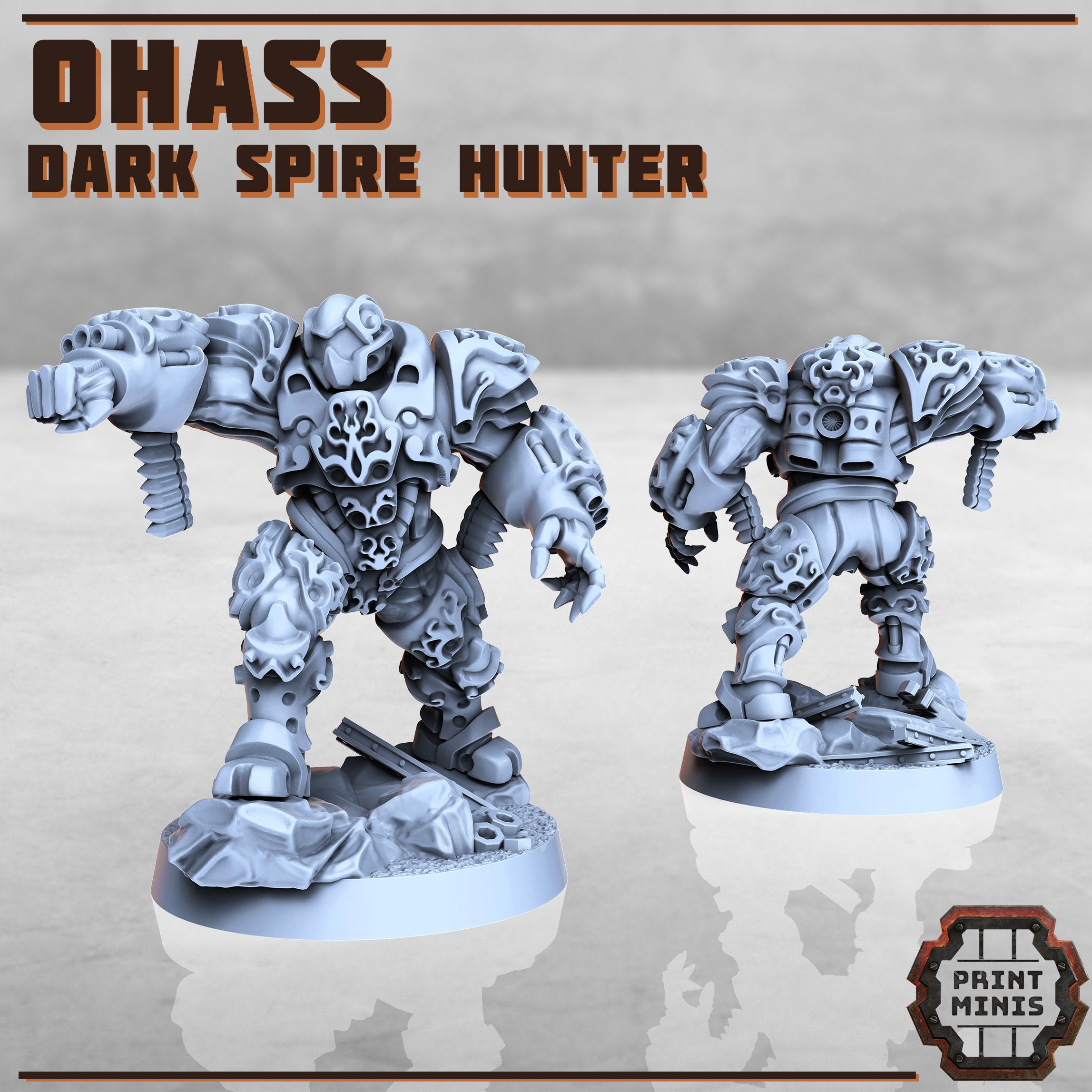 Image of the set of Stack City - Dark Spire Hunter 3 - by Seaside Crow