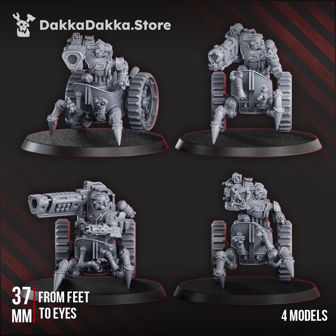 Machine Cult - 3x Destroyer Mechtaurs (Pre-Assembled)