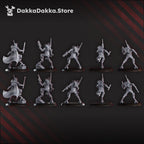 Image of the set of Machine Cult - 5x Persecutor Contrakeens (Pre-Assembled) - by Seaside Crow