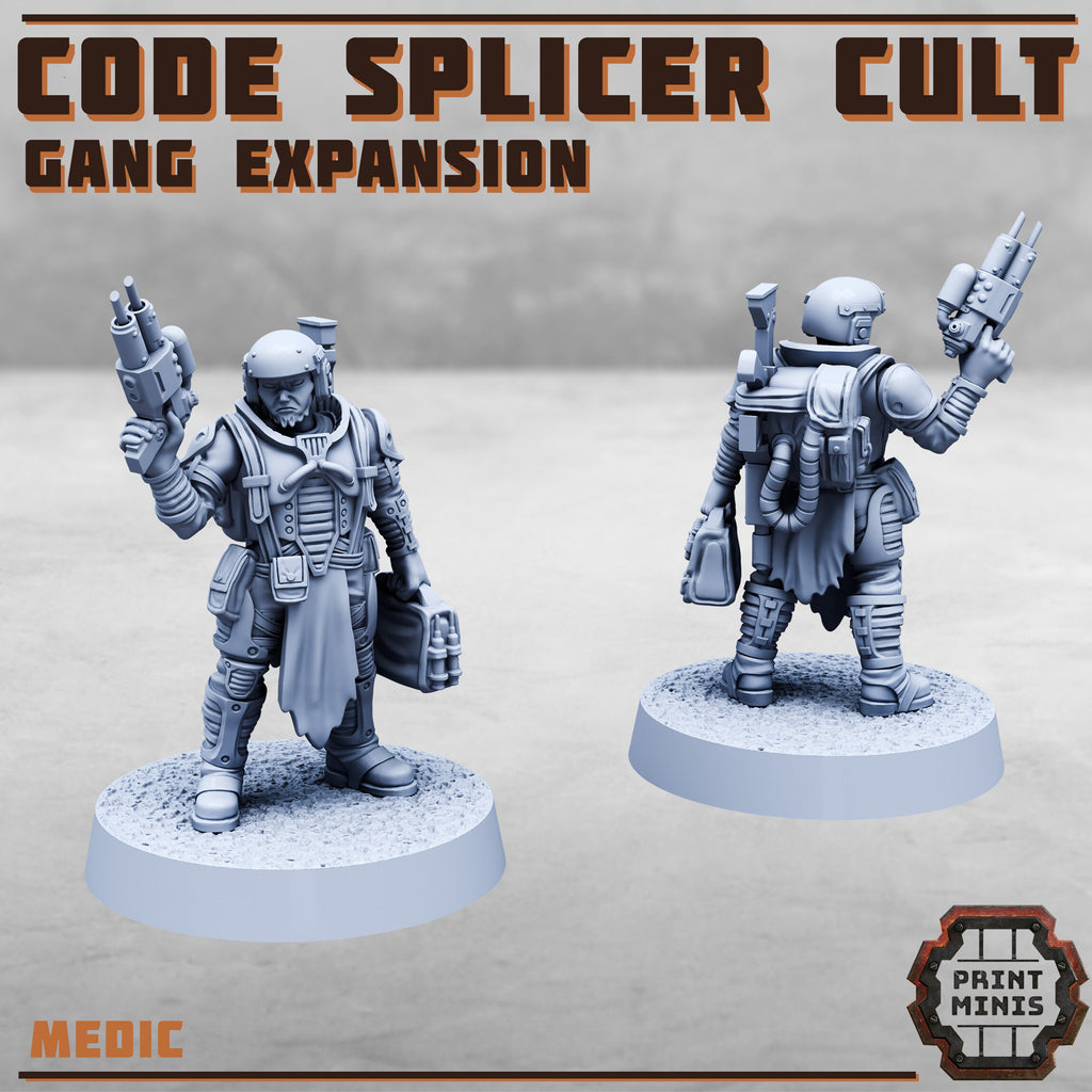 Image of the set of Code Splicer Cult - x11 Cultist Expansion 1 - by Seaside Crow