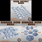 Image of the set of Risor District - Bases & Toppers - by Seaside Crow