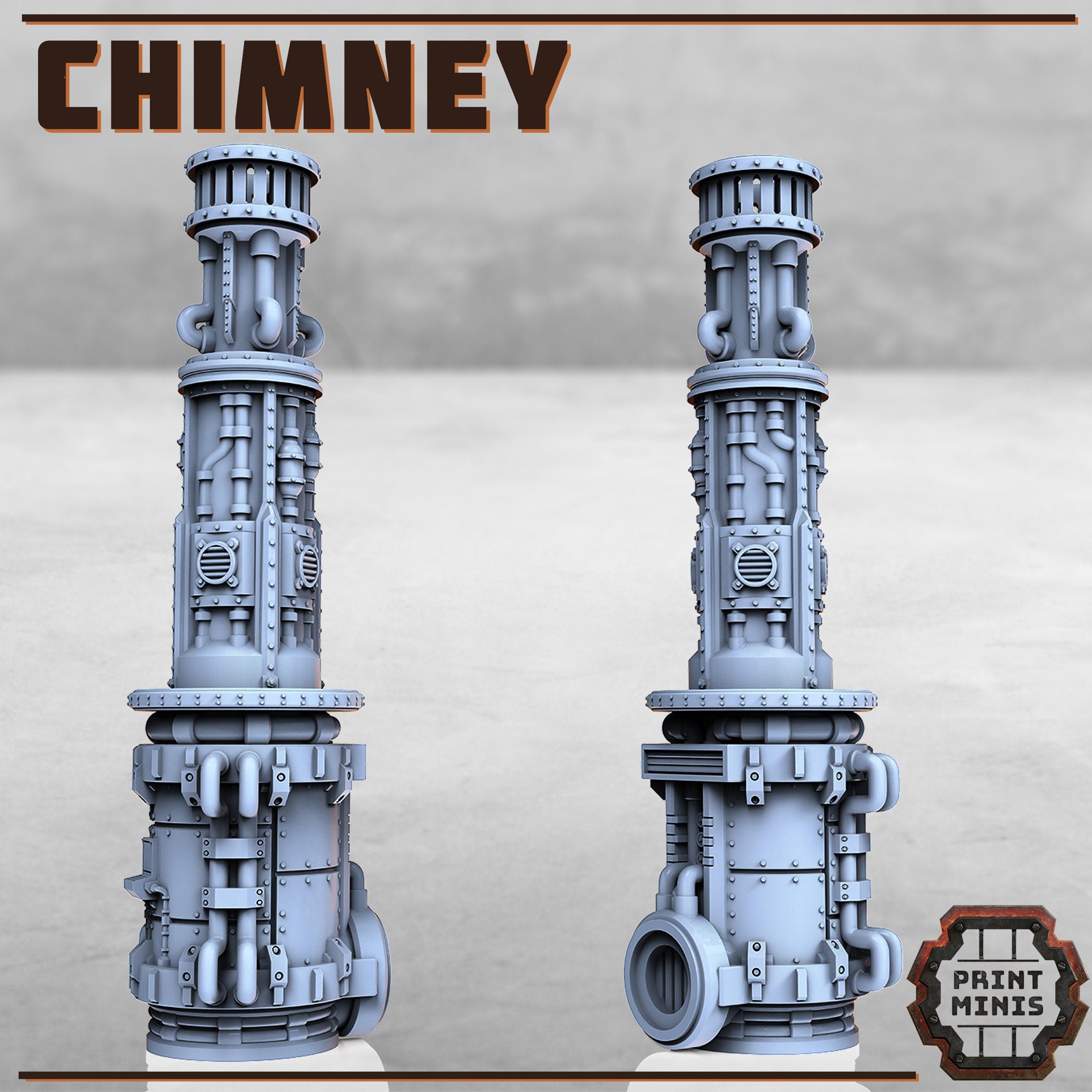 Image of the set of Risor District - Industrial Chimney - by Seaside Crow