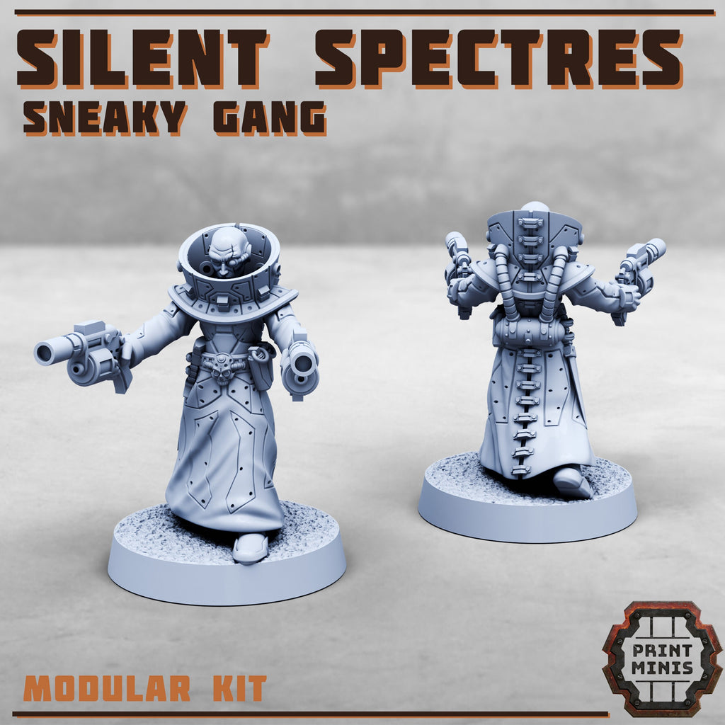 Image of the set of Silent Spectres - 8x Gangers - by Seaside Crow