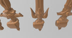 Image of the set of Indivisible Legion - 5x Power Swords - by Seaside Crow