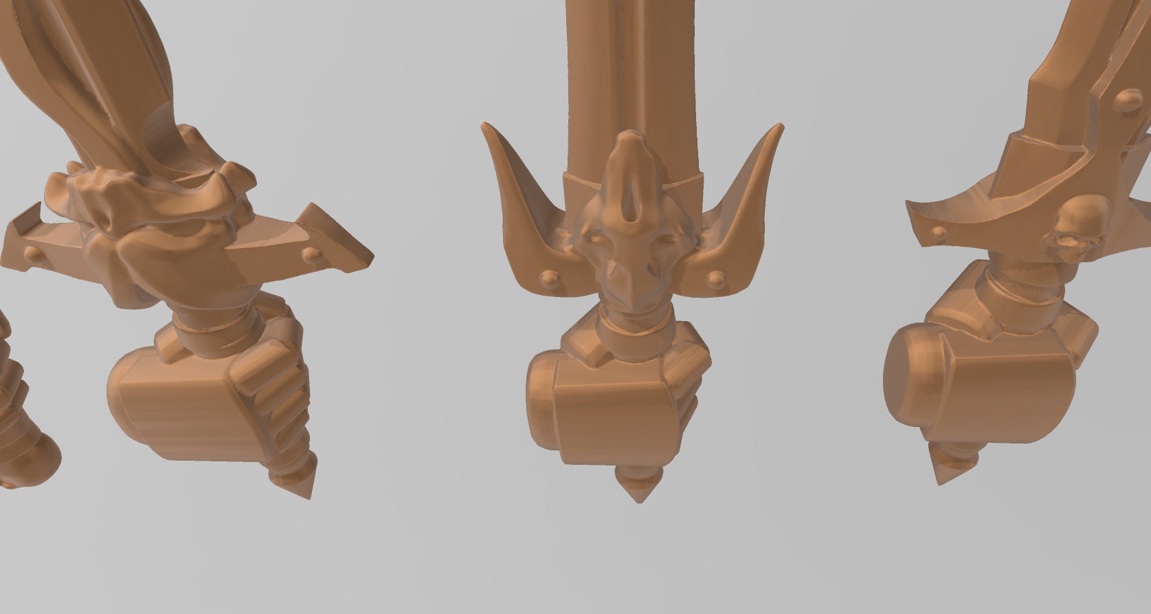 Image of the set of Indivisible Legion - 5x Power Swords - by Seaside Crow