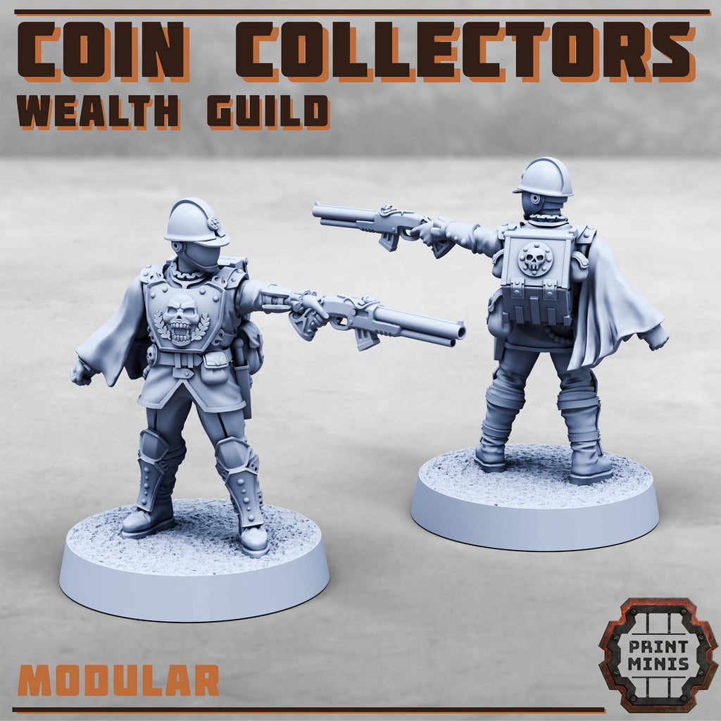 Image of the set of Wealth Guild - x4 Coin Collectors - by Seaside Crow