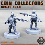 Image of the set of Wealth Guild - x4 Coin Collectors - by Seaside Crow