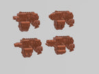 Image of the set of Crimson Wings - 5x Destroyer Combi-Weapons - by Seaside Crow