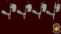 Image of the set of Legion of Carnage - 5x Bare Arms Chainaxes - by Seaside Crow