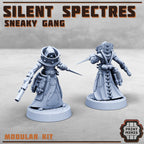 Image of the set of Silent Spectres - 8x Gangers - by Seaside Crow