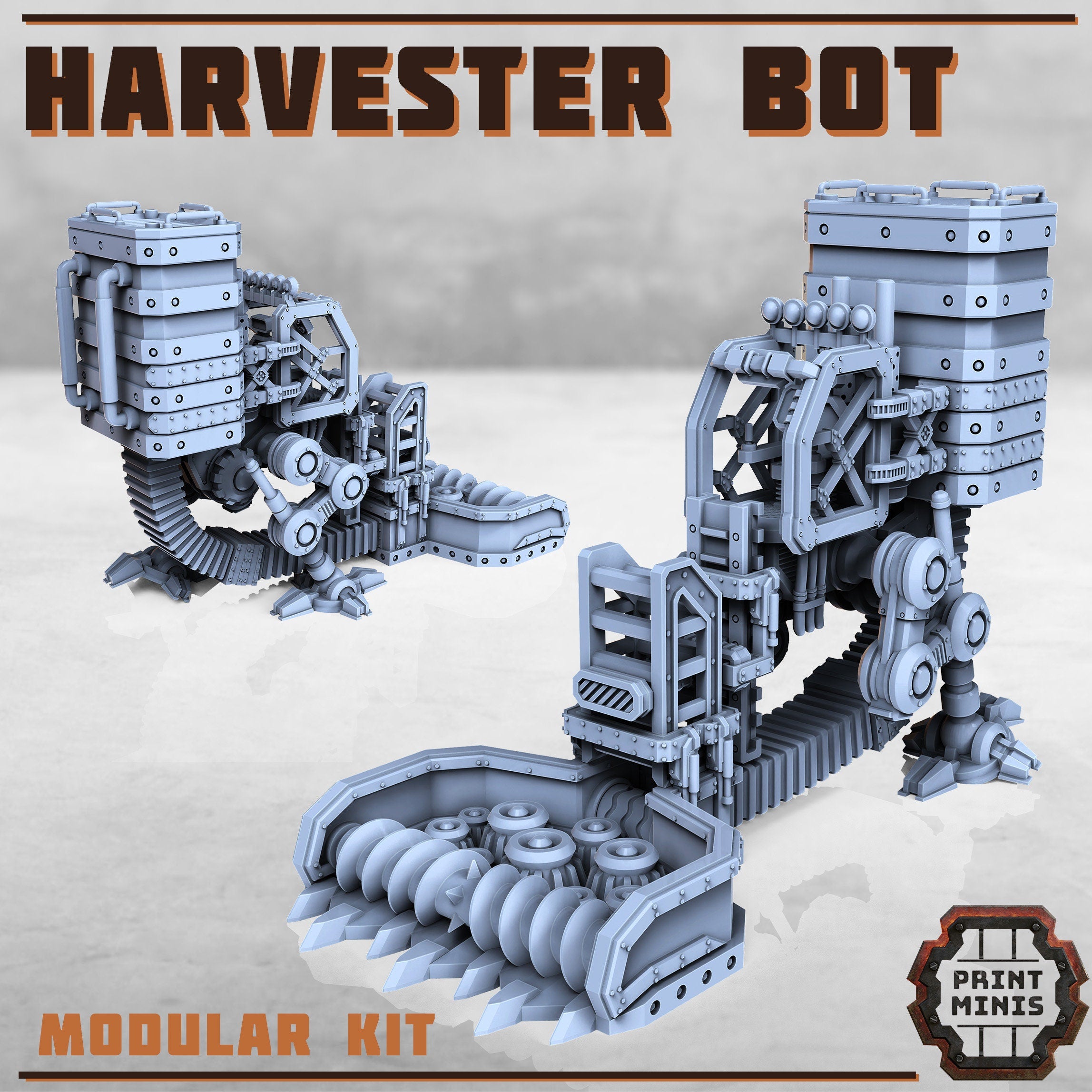 Image of the set of Stack City - Harvester Bot - by Seaside Crow