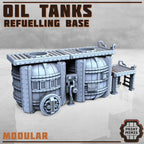 Image of the set of Stack City - Oil Tanks Kit - by Seaside Crow