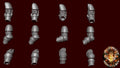 Image of the set of Legion of Carnage - 5x Pairs of Berzerker Arms (10x total arms) - by Seaside Crow