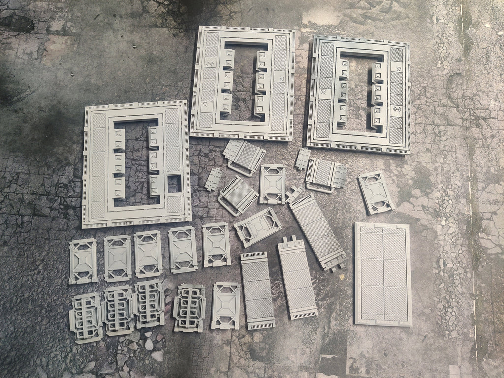 Image of the set of Stack City - Platforms Terrain Set - by Seaside Crow