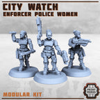 Image of the set of Stack City - 9x City Watch Troopers - by Seaside Crow