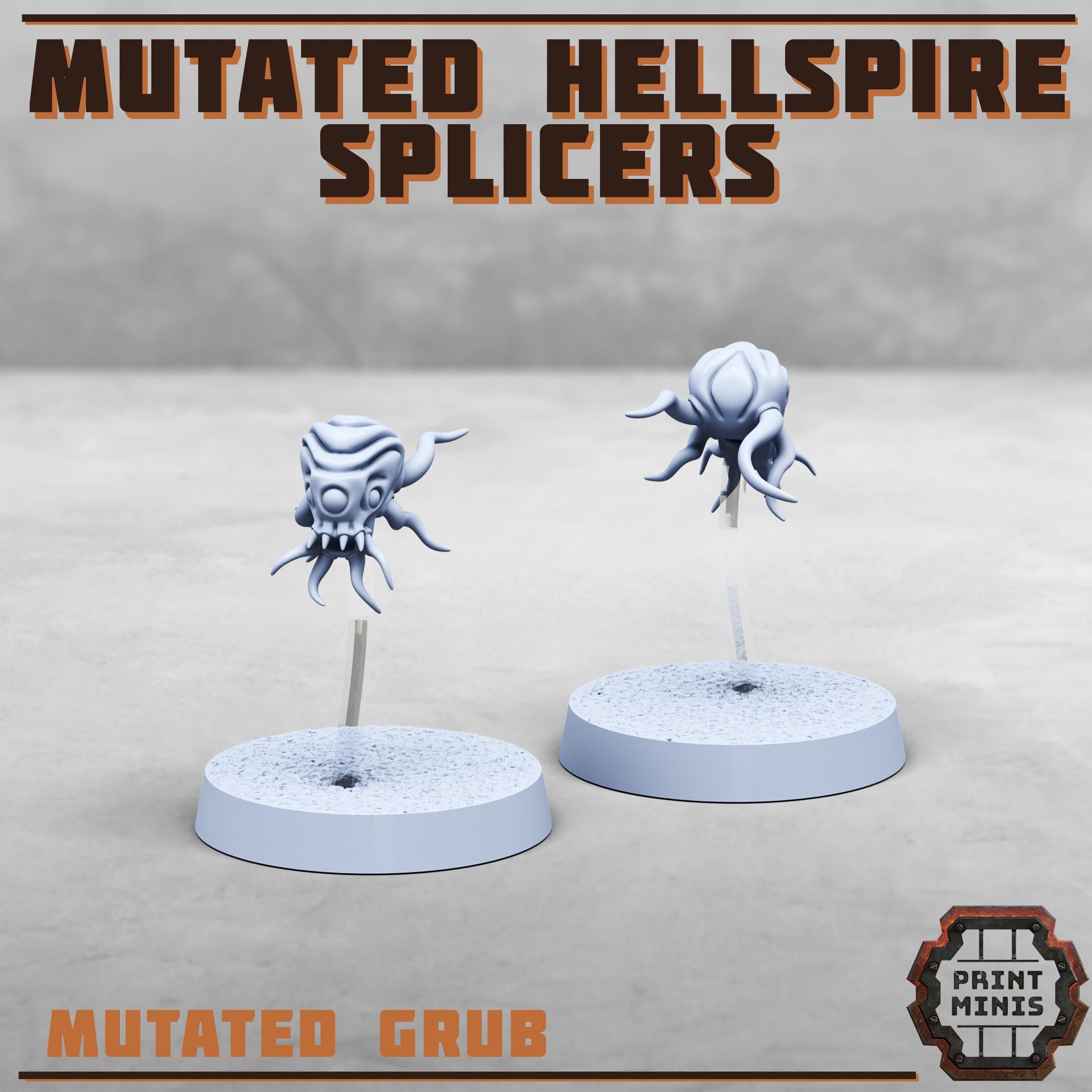 Image of the set of Stack City - x4 Mutated Hellspire Splicers - by Seaside Crow