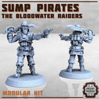 Image of the set of Sump Pirates - 9x Sump Gangers - by Seaside Crow