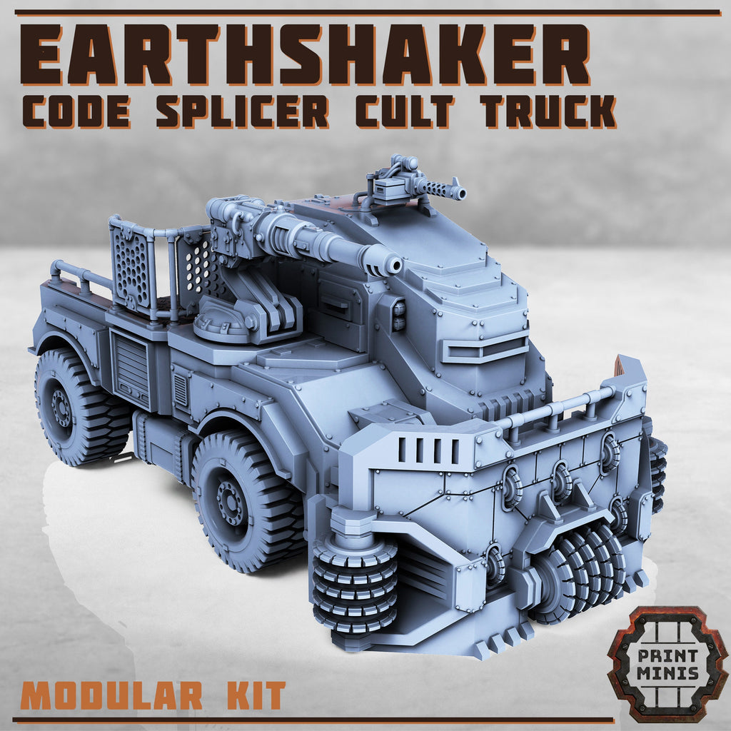 Image of the set of Code Splicer Cult - Earthshaker Truck - by Seaside Crow