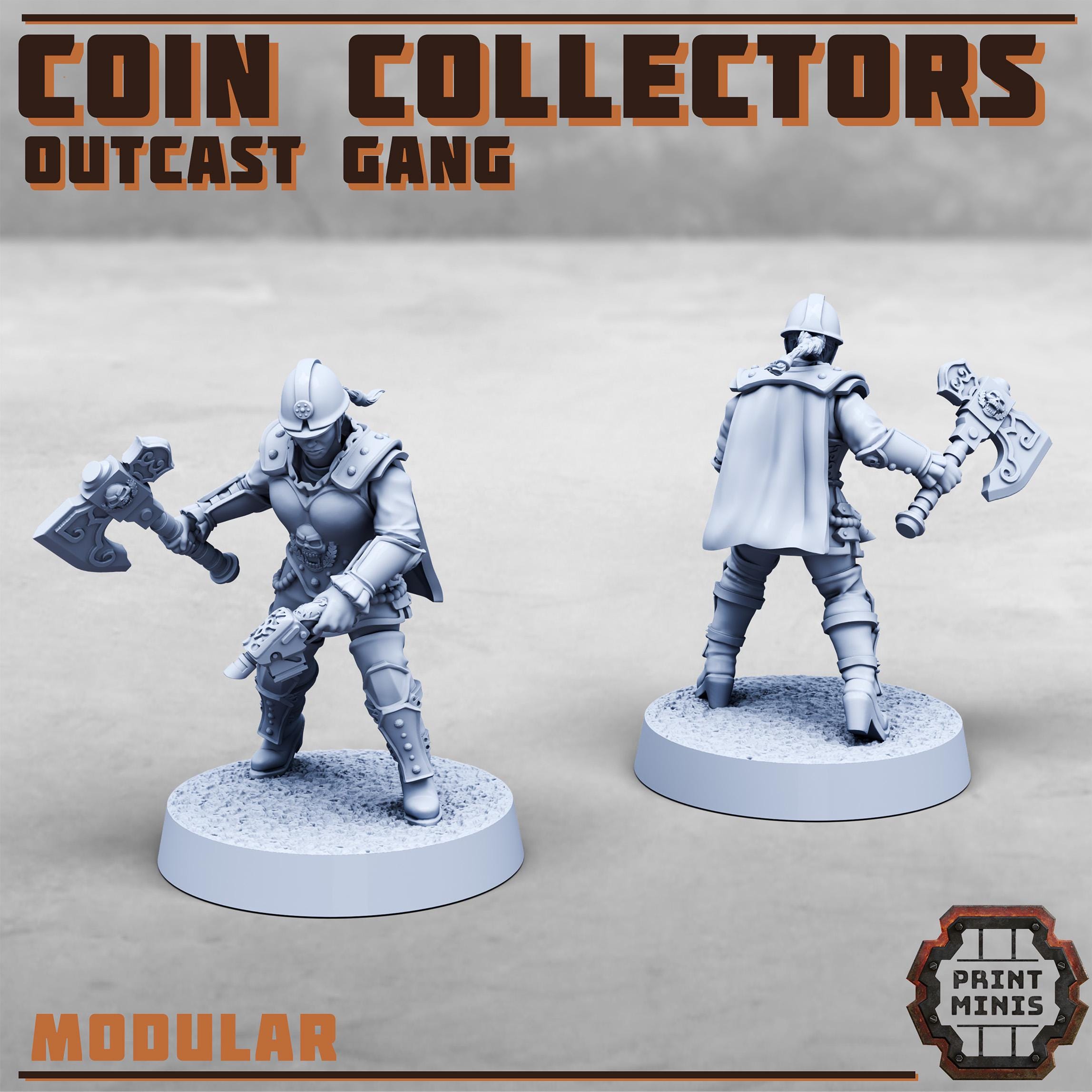 Image of the set of Wealth Guild - x10 Outcast Gang - by Seaside Crow