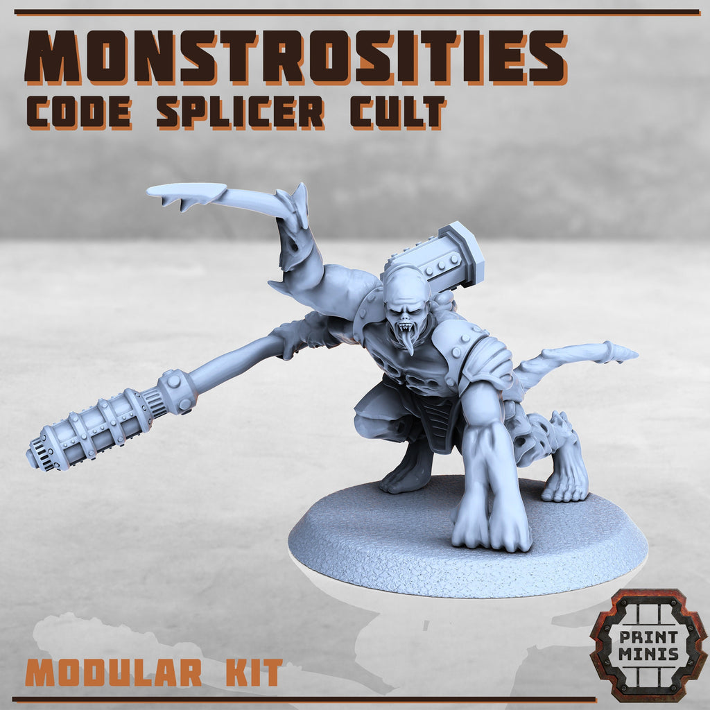 Image of the set of Code Splicer Cult - x10 Monstrosities - by Seaside Crow