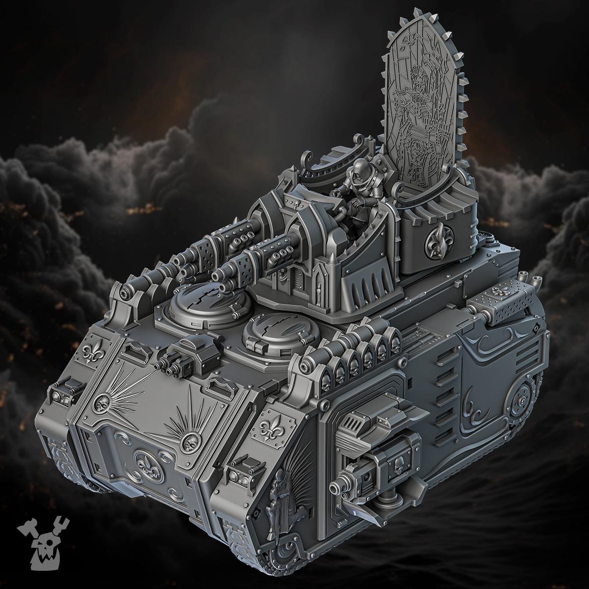 Image of the set of Battle Sisters - Immolation APC - by Seaside Crow