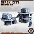 Image of the set of Stack City - Platforms Terrain Set - by Seaside Crow