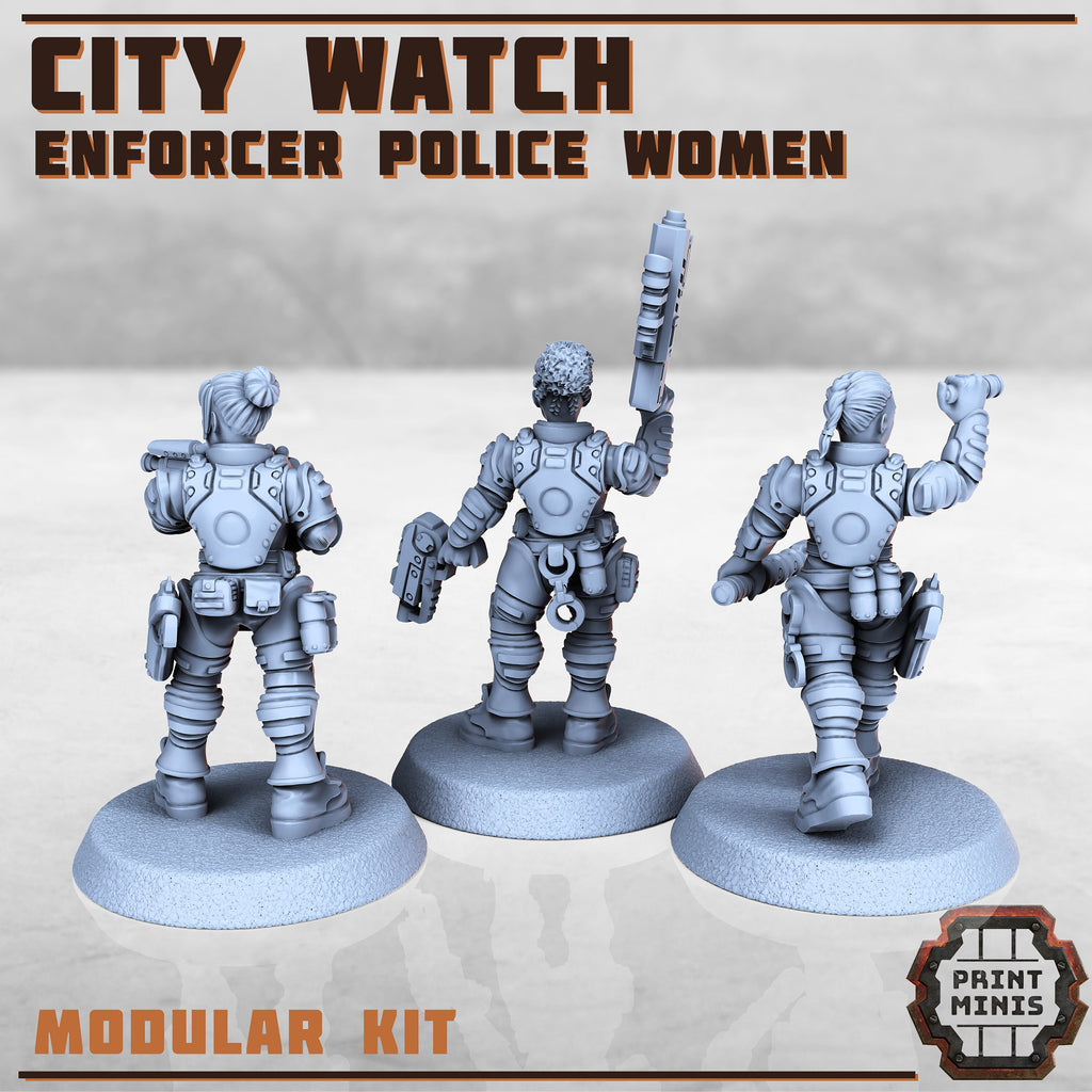 Image of the set of Stack City - 9x City Watch Troopers - by Seaside Crow