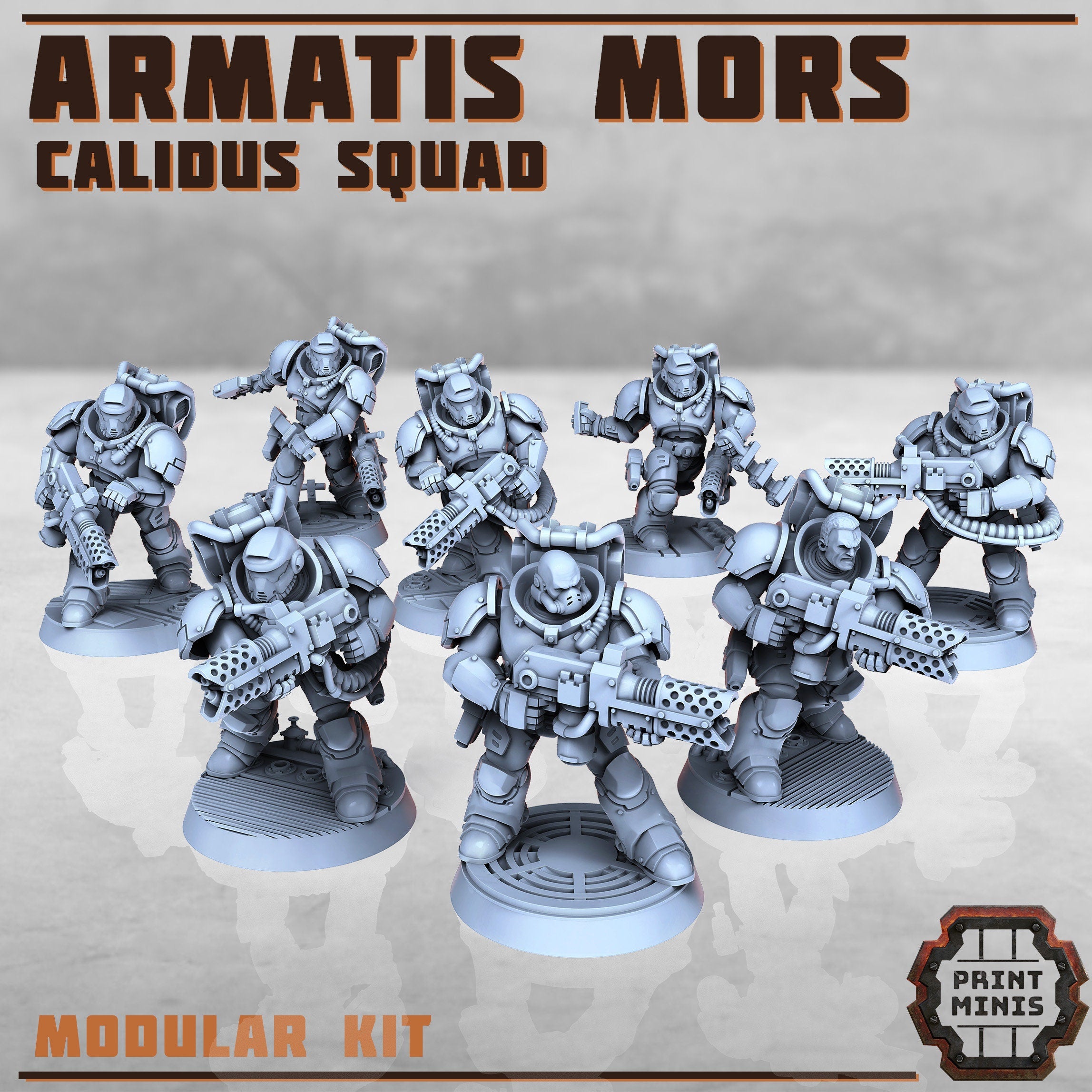 Armatis Marines - x10 Calidus Flamer Warriors