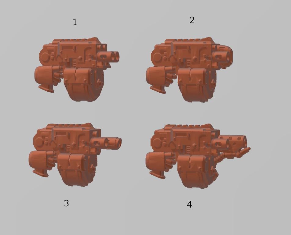 Crimson Wings - 5x Destroyer Combi-Weapons