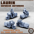 Image of the set of Enforcers - Bike - by Seaside Crow