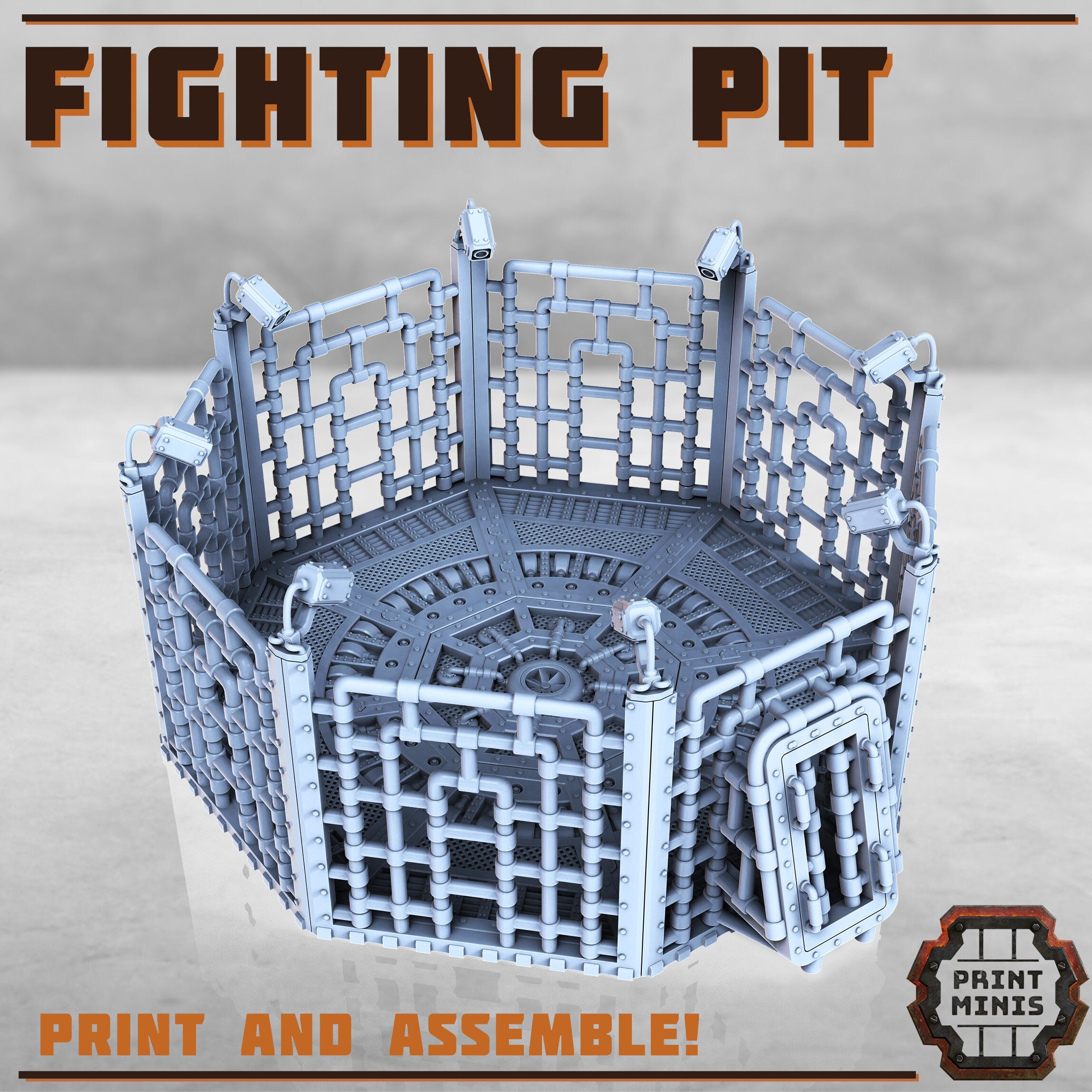 Image of the set of Stack City - Fighting Pit - by Seaside Crow