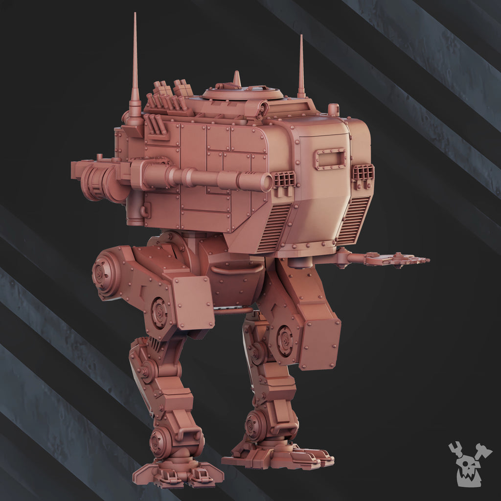 Image of the set of Imperial Guard - Heavy Stomper Mech PB-180 - by Seaside Crow
