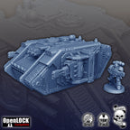 Image of the set of Killinator 9000 - Heavy Sci-Fi Assault Tank - by Seaside Crow