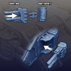 Image of the set of Killinator 9000 - Heavy Sci-Fi Assault Tank - by Seaside Crow