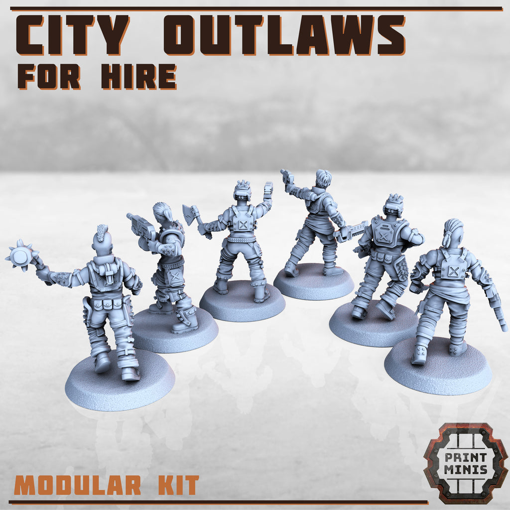 City Outlaws - 6x Gangers