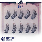 Image of the set of Primal Hounds - 5x Power Fists - by Seaside Crow